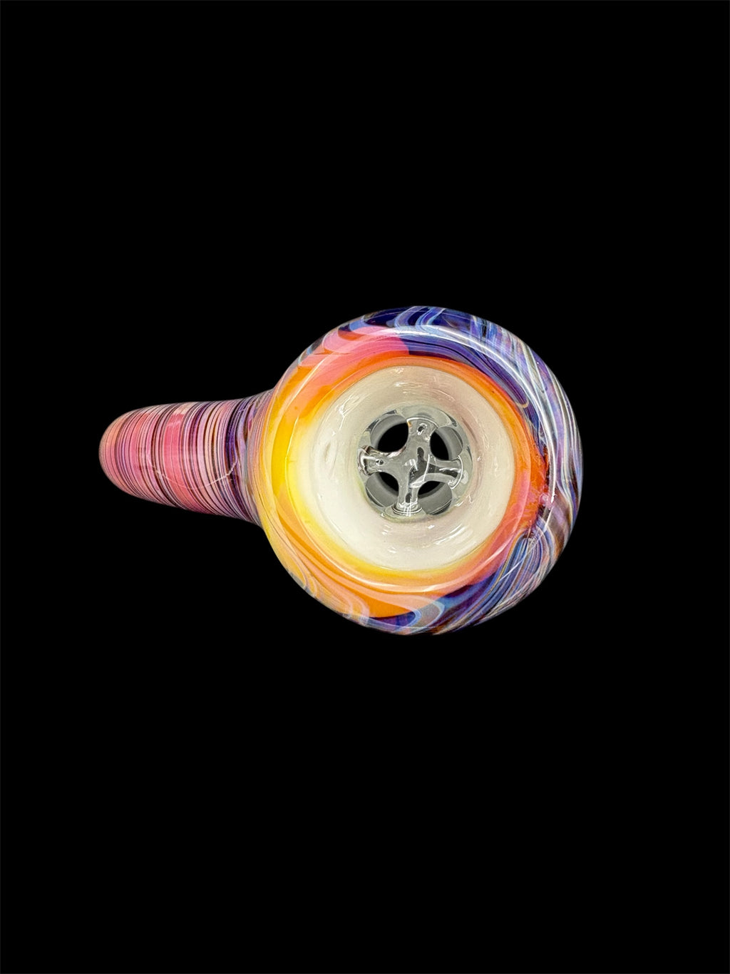Lysergic glass art Serendipity tiger