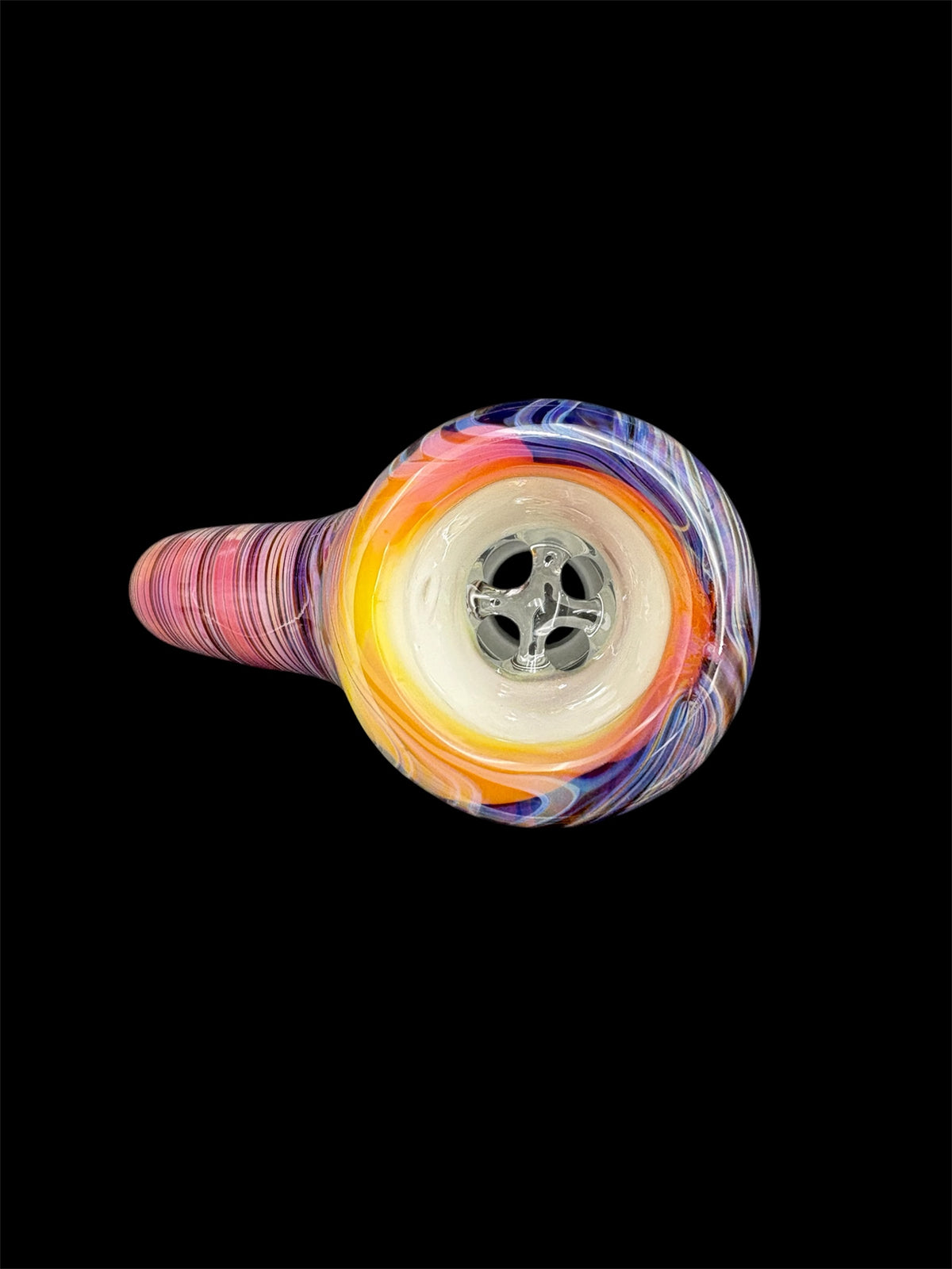 Lysergic glass art Serendipity tiger